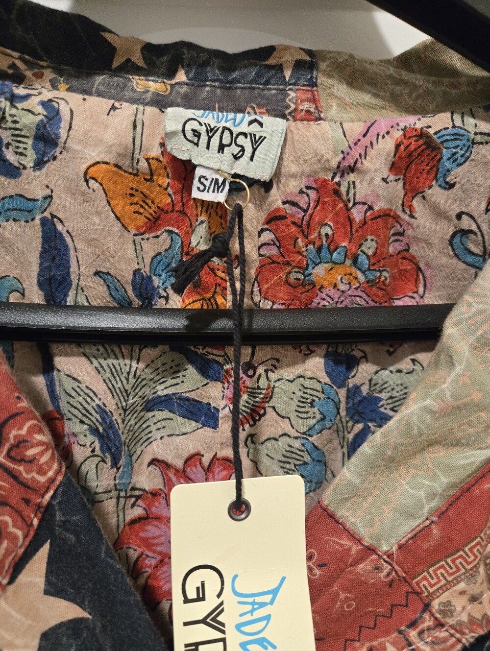 NWT Jaded Gypsy Stars And Stripes Reversible Jacket - Picture 3 of 3